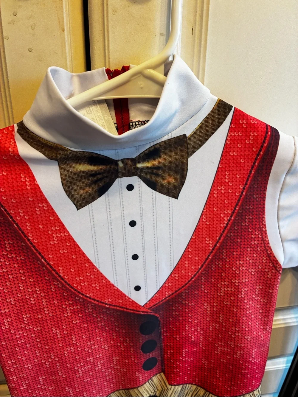 Alexandra Collection Circus Ringmaster-themed dance biketard, Size: 4–6 Youth